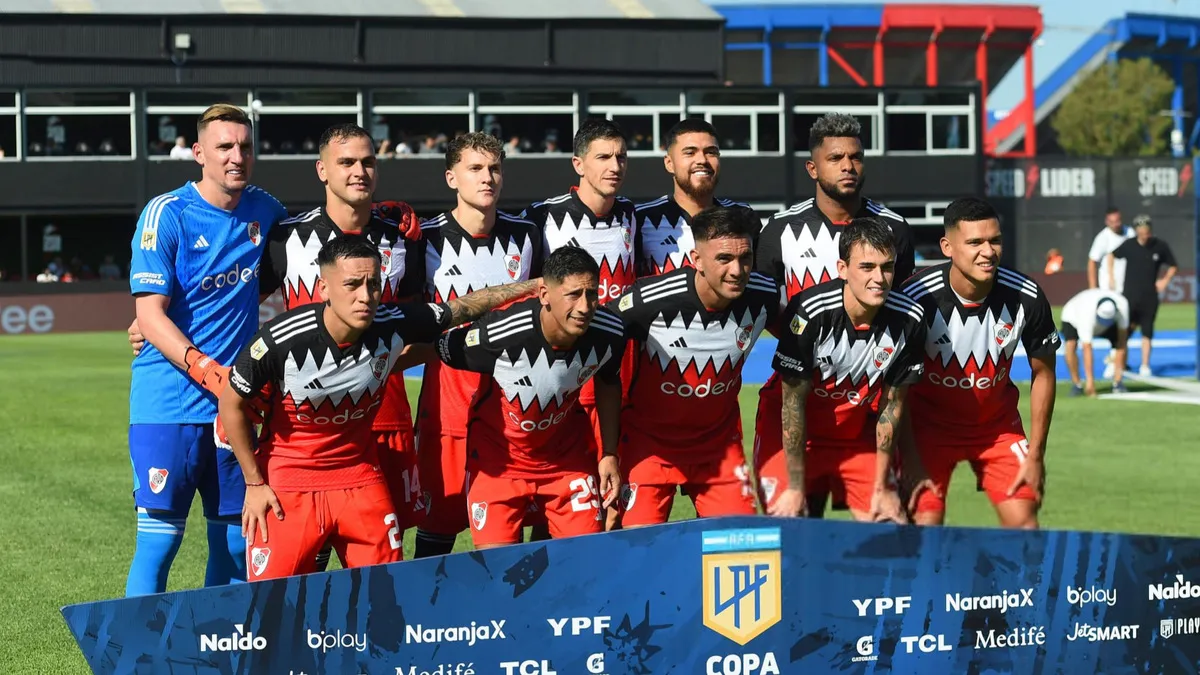 Formación River Riestra Copa de la liga 2024 (Foto: Getty)