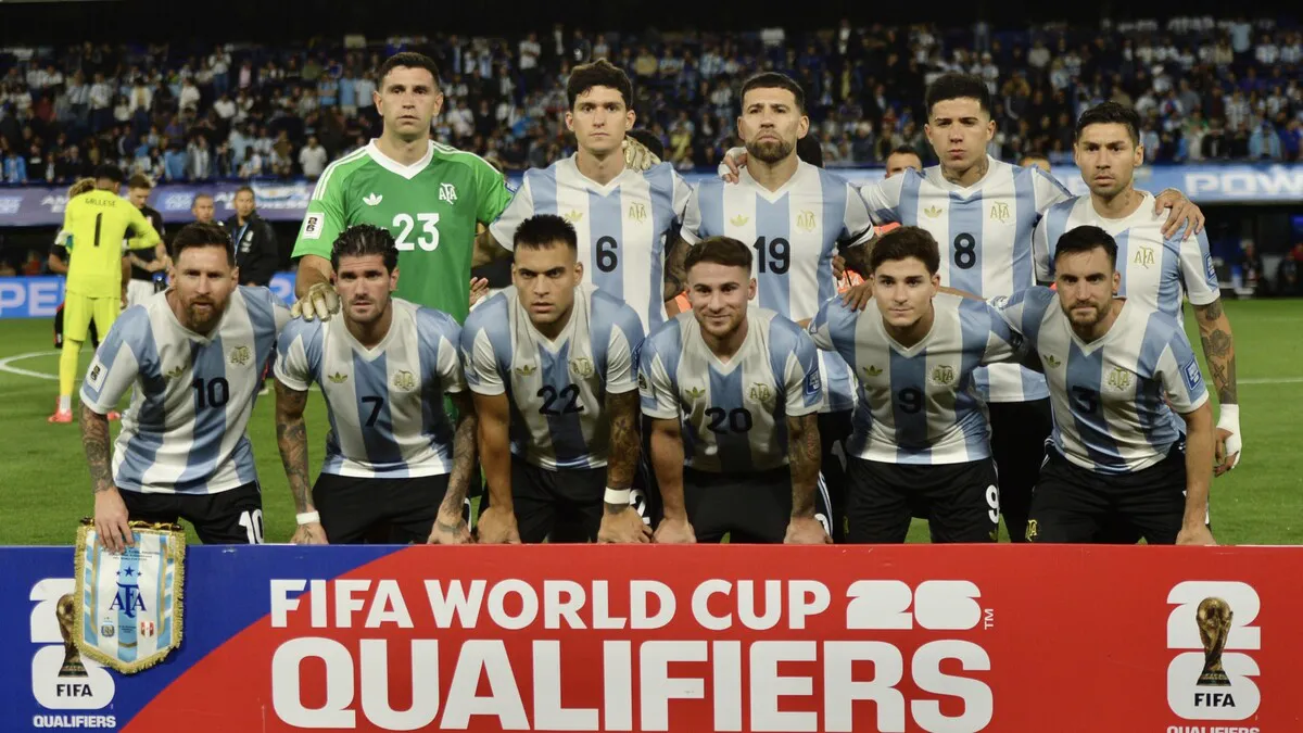 Formación Argentina Perú Eliminatorias (Foto: Prensa Argentina)