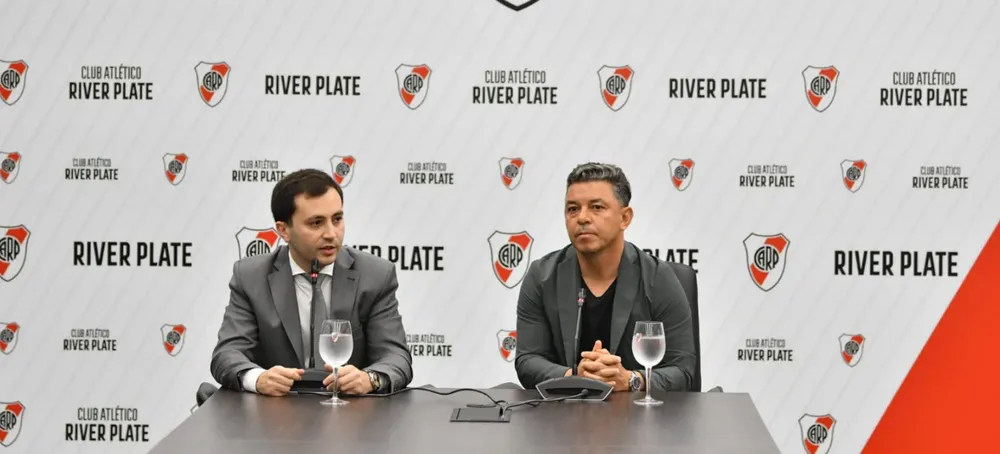 Marcelo Gallardo y Stéfano Di Carlo