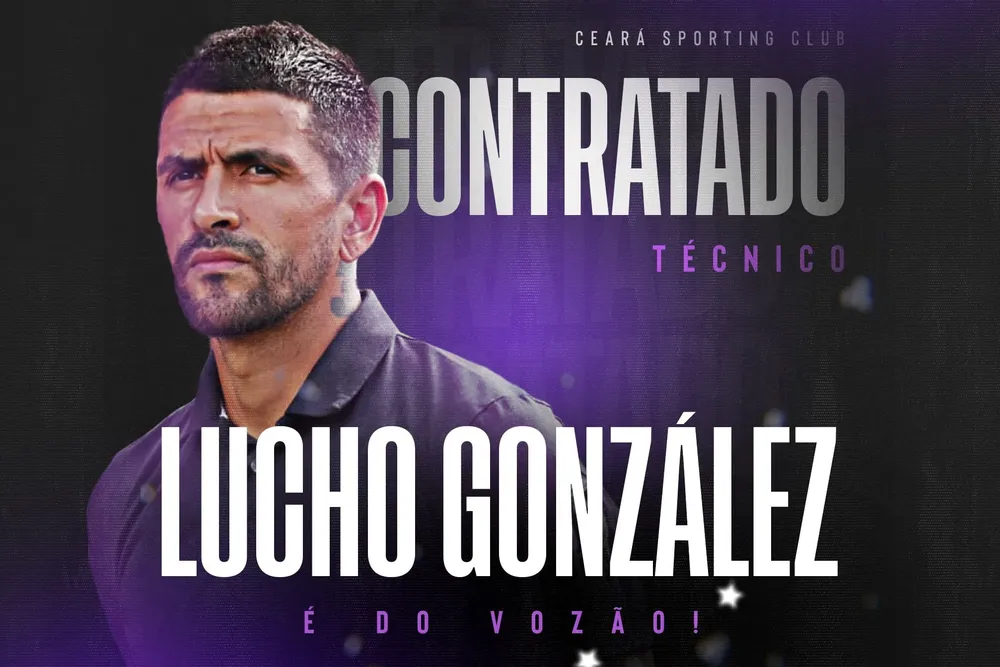 Lucho González, nuevo DT del Ceará