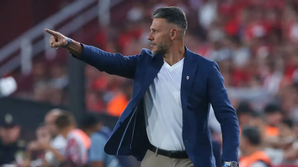 DT Martin Demichelis River Plate Avellaneda  (Foto: Getty Images)