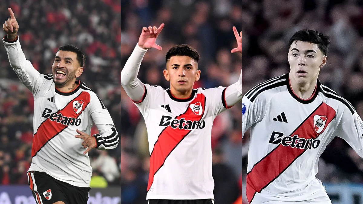 Ángel Correa, Thiago Almada y Tobías Andrada