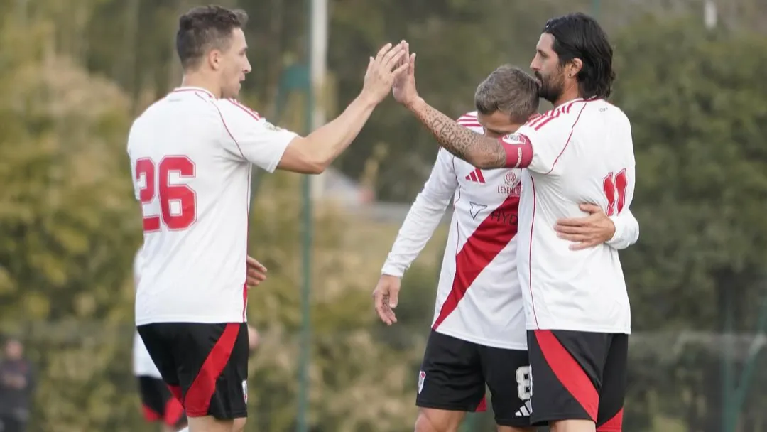 Chori Domínguez Senior River festejo gol (Foto: River Plate)