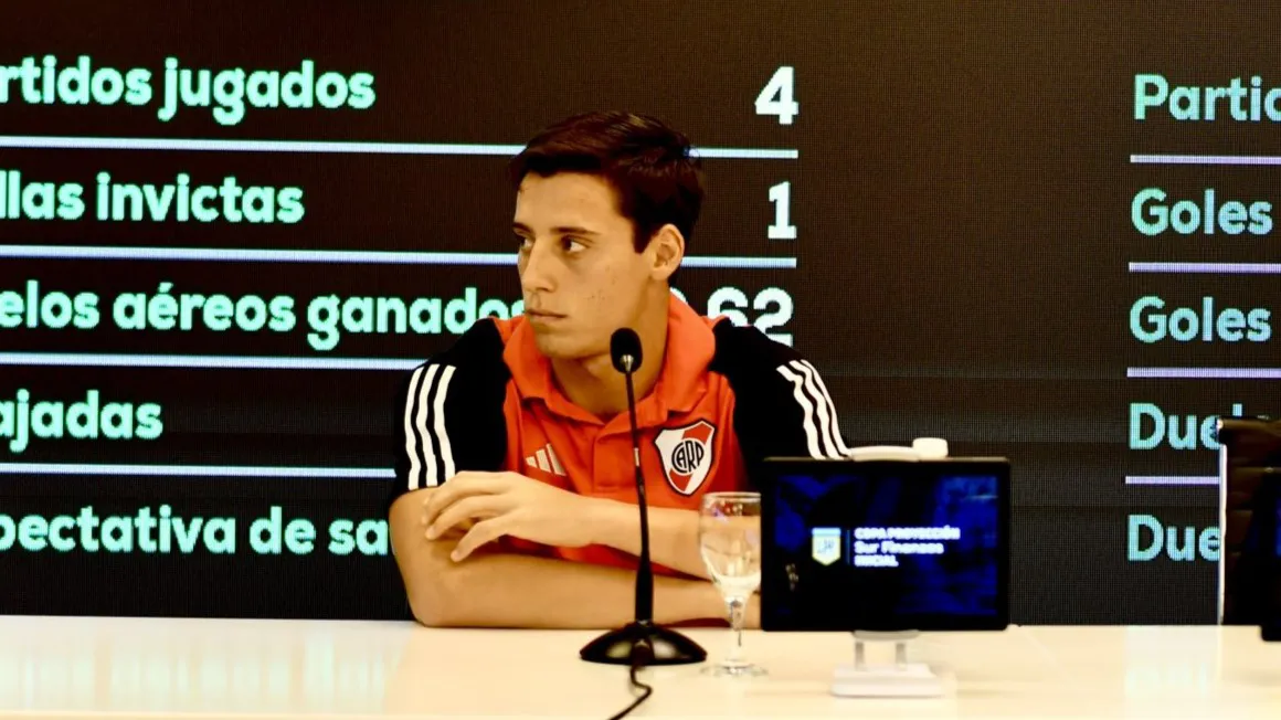Santiago Beltrán conferencia Superclásico (Foto: Proyección LPF)
