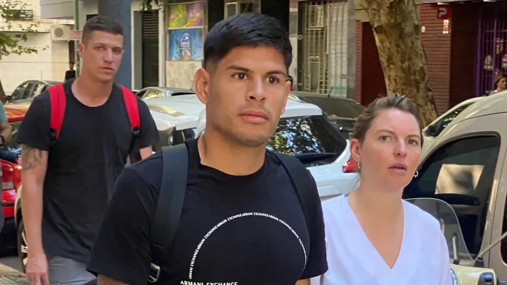 Agustín Sant'Anna revisión médica River (Foto: Germán Balcarce)