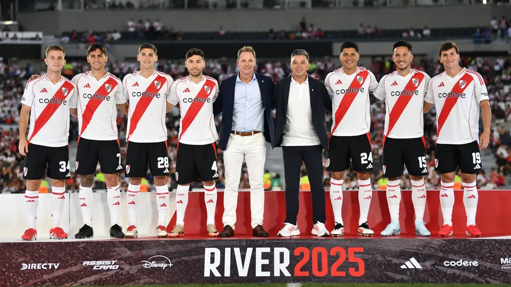 Presentación River refuerzos enero 2025 Monumental