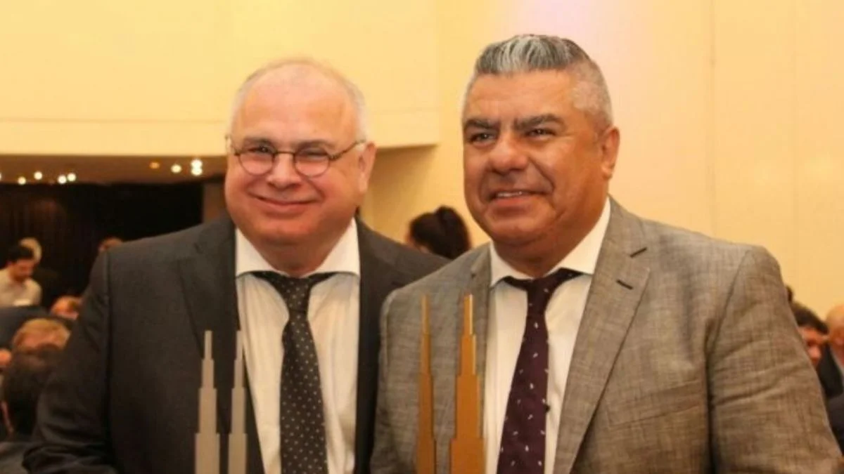 Daniel Ferreiro y Claudio Chiqui Tapia.