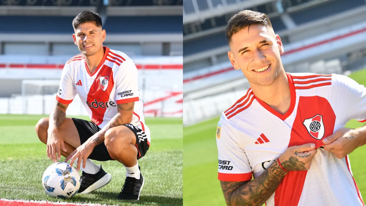 Agustín Sant'Anna Rodrigo Villagra (Fotos: River Plate)